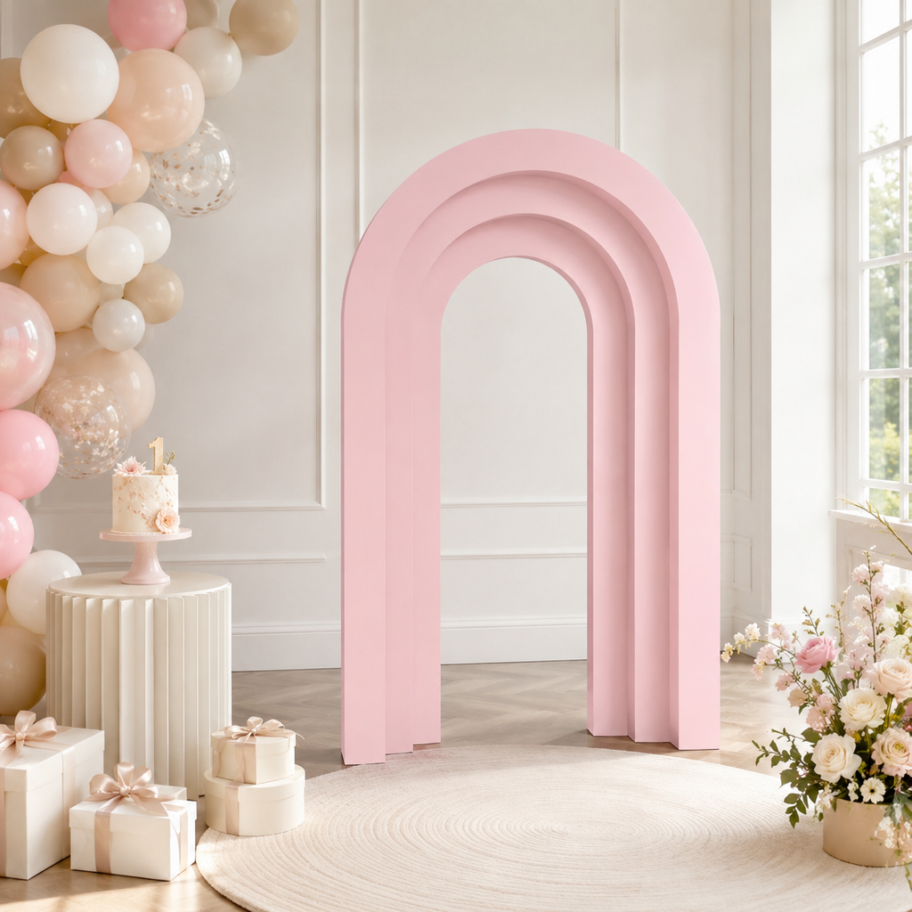 Ścianka dekoracyjna portal różowa 190 cm